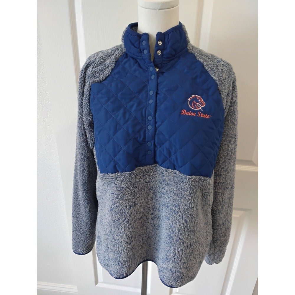 Antigua Boise State Broncos Fleece Pullover Jacket‎ Women's Size L